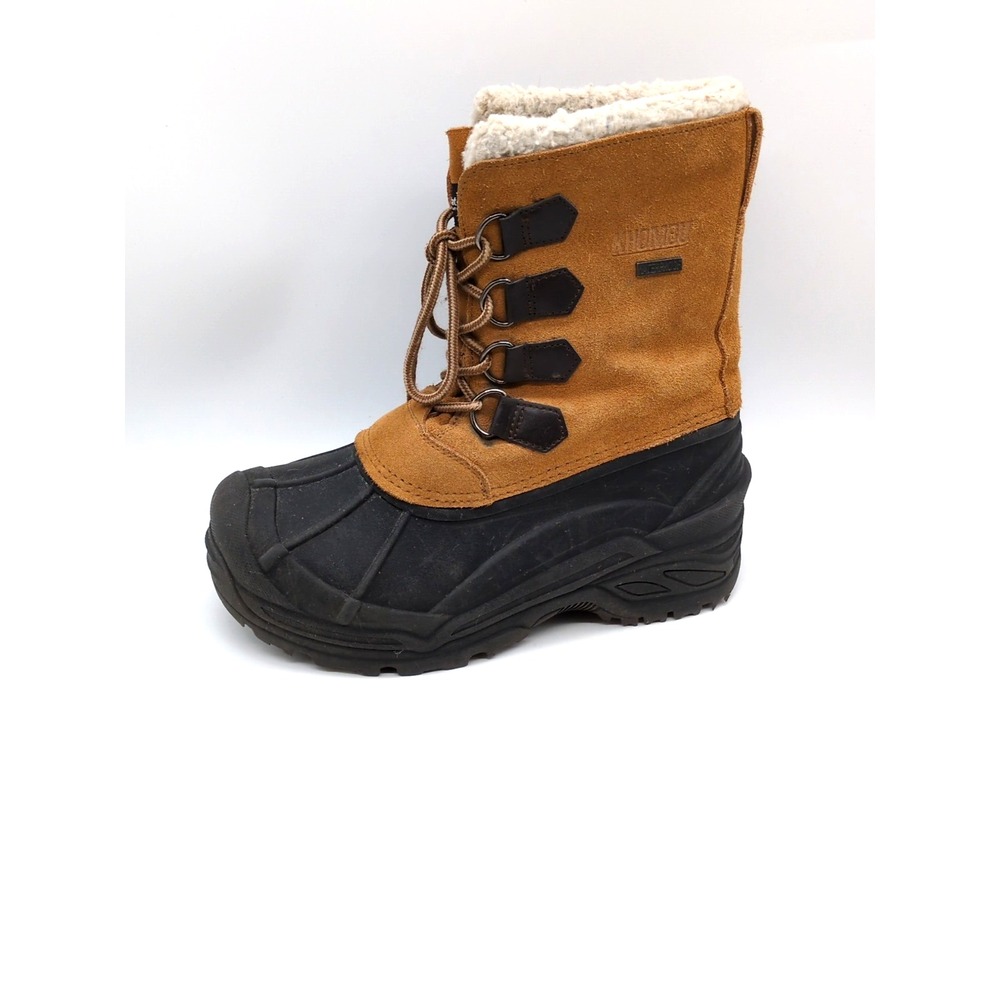 Khombu Boots Womens Severe Brown 7 Waterproof Suede Winter Shoe‎ Lined Warm